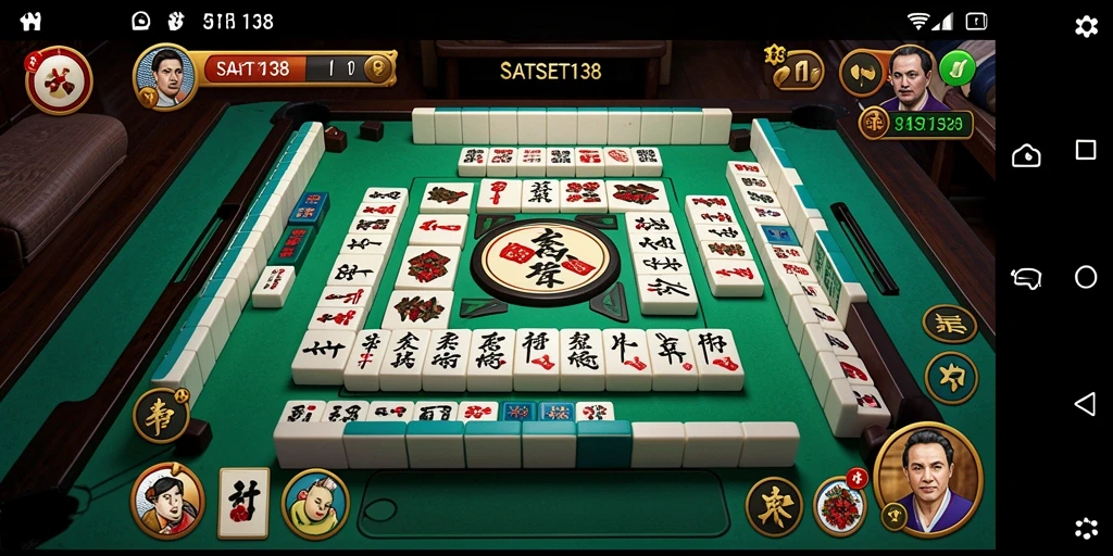 Tangkapan layar SATSET138 menunjukkan pengalaman bermain Mahjong yang seru dan menantang.