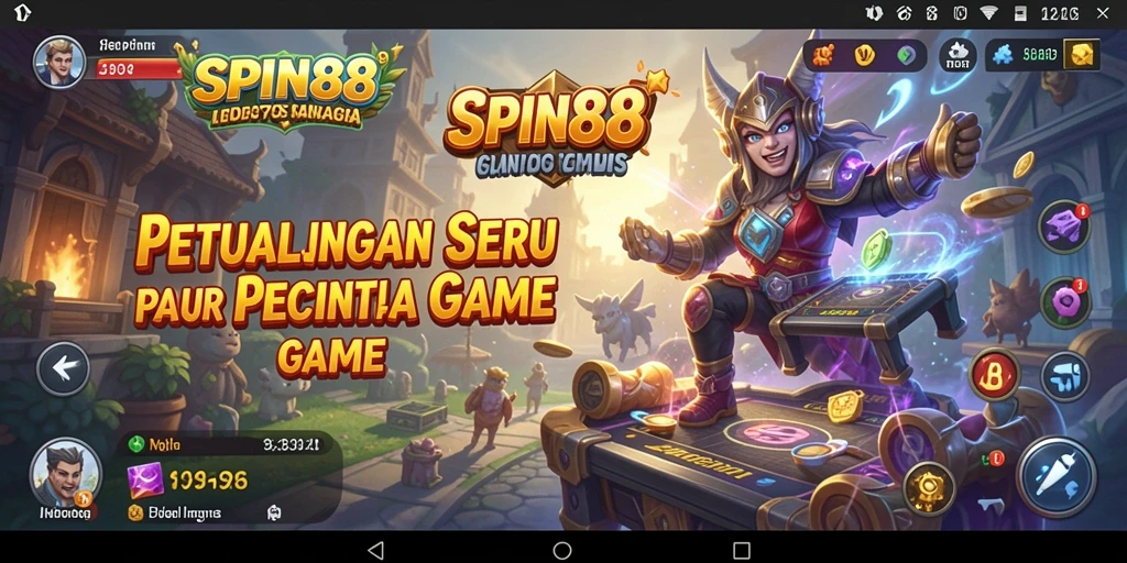 Tangkapan layar gameplay SPIN88 yang menunjukkan eksplorasi dunia petualangan.